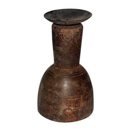 Hand Made Wooden Candle Stand-22